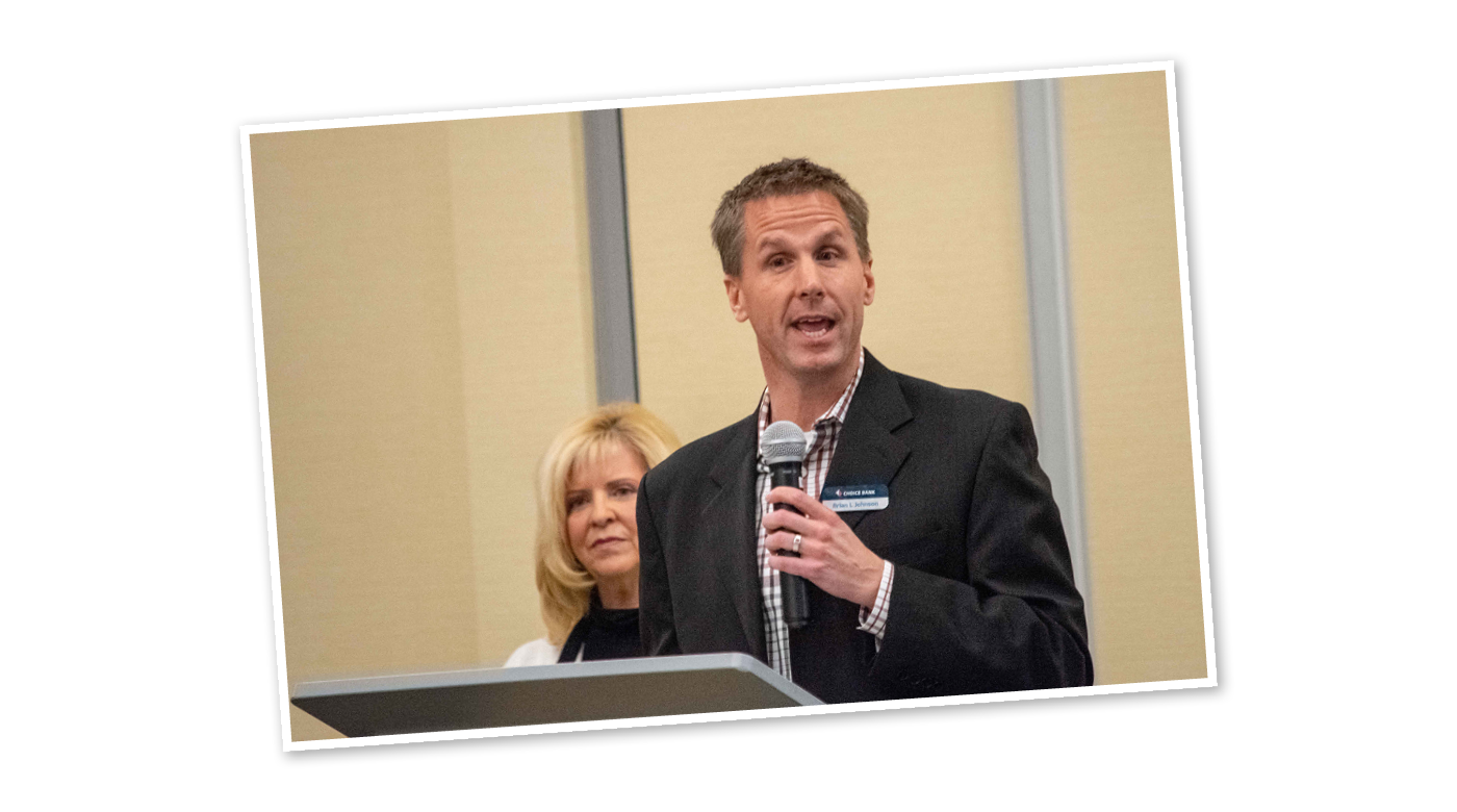 Brian L Johnson speaks at National Philanthropy Day