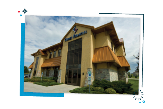 Choice Bank location with Choice Financial signage.