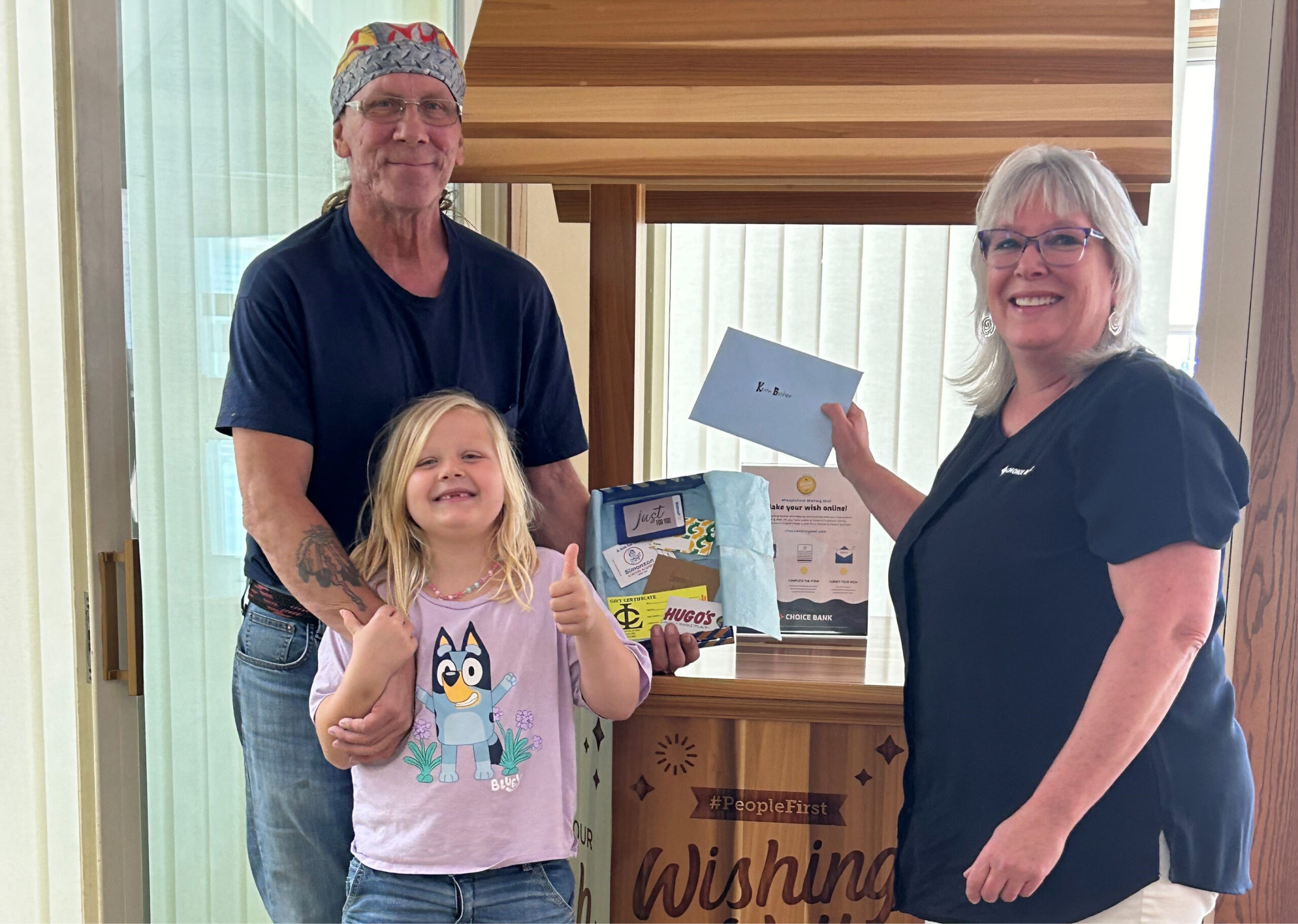 donation check presentation