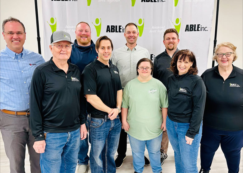 donation check presentation