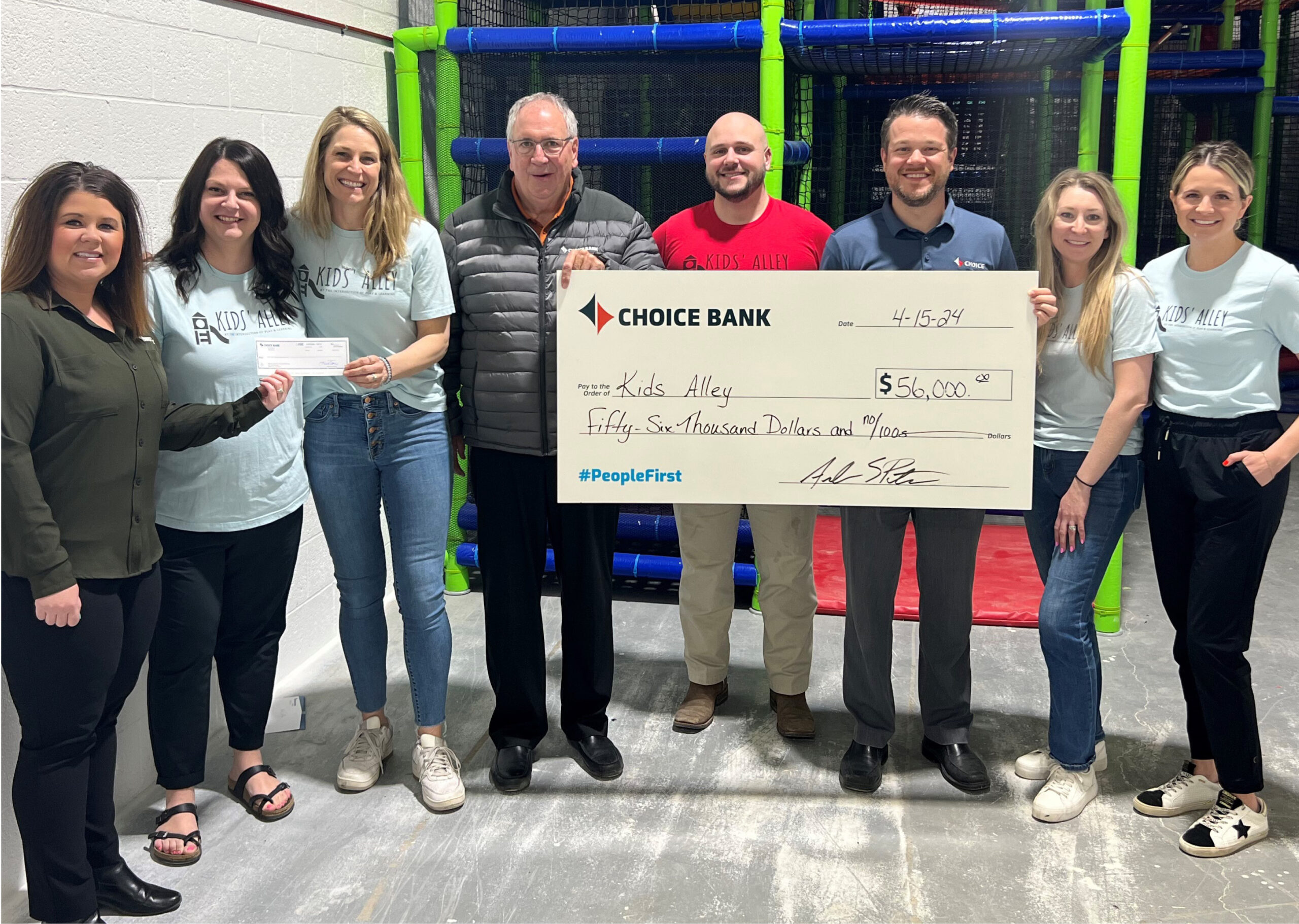 Donation Check presentation